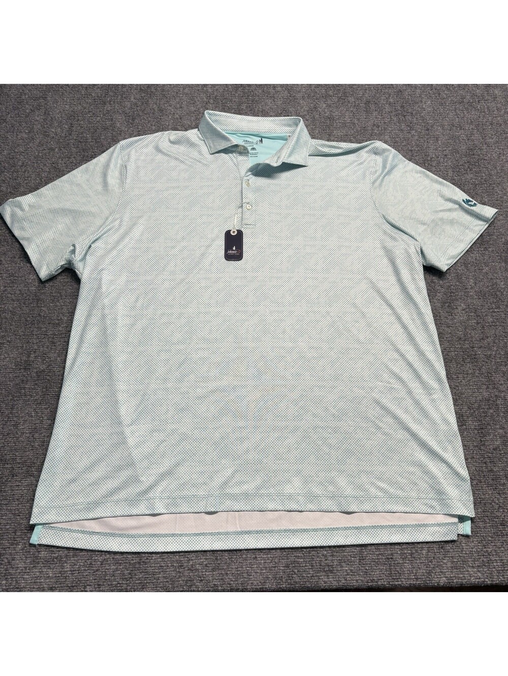 Johnnie O Polo Shirt Mens 2XL Riviera Performance Stretch Golf 0629